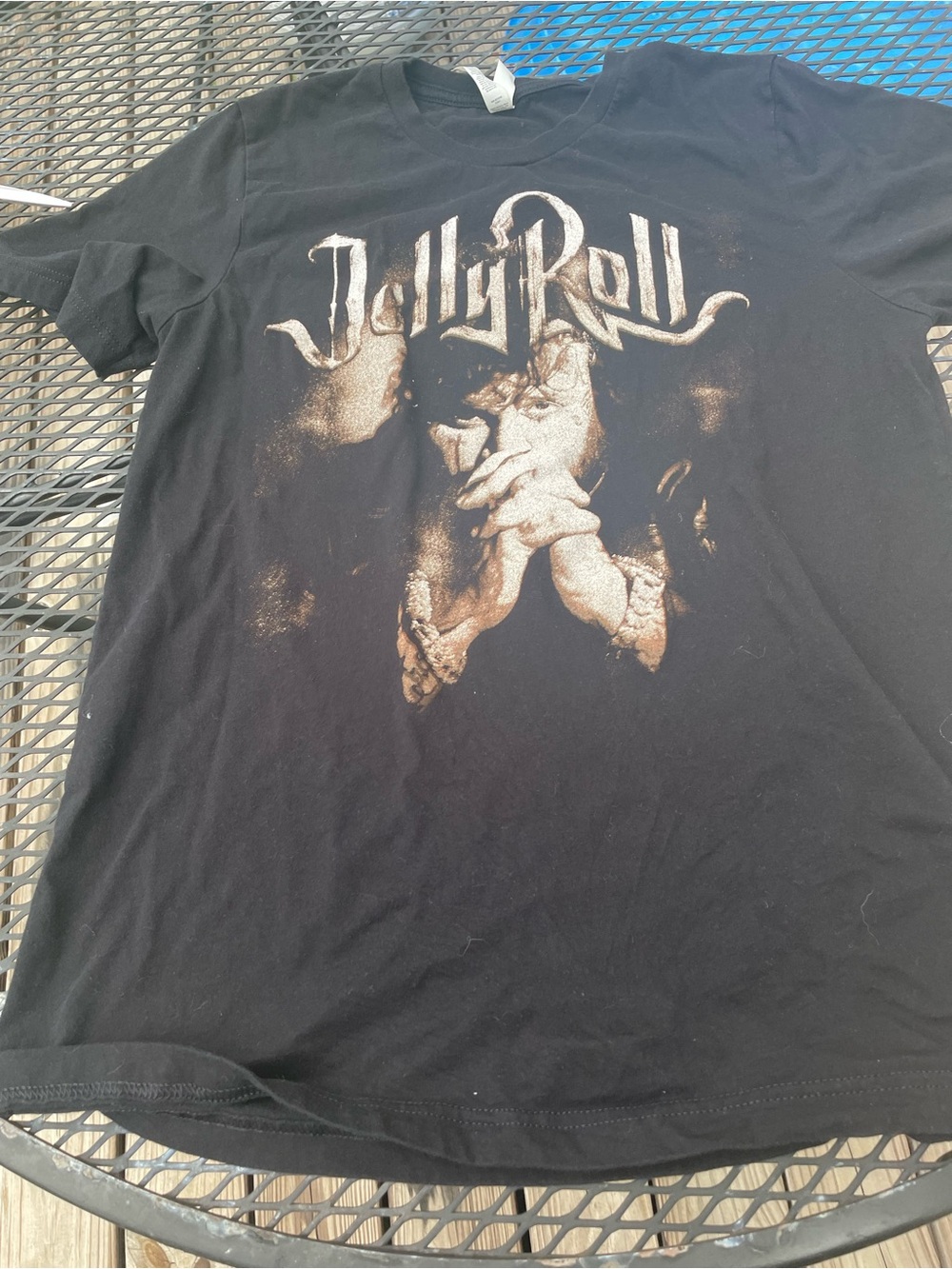 Black 'Jolly Roll' Graphic Short Sleeve Tee - Women's/mens